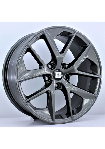 18 Inç 5X112 Leon Fr Gunmetal Jant Modeli Seat (4 Adet)