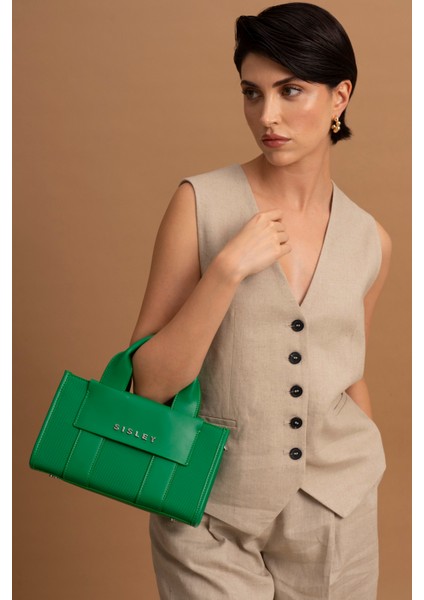 Sısley Kadın El Çantası Yeşil SLY110