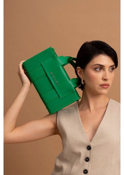 Sısley Kadın El Çantası Yeşil SLY110 modelleri