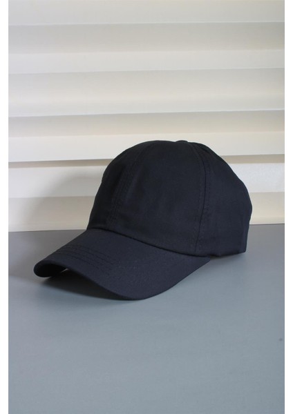 Siyah Spor Şapka Unisex Arkası Cırtlı Ayarlanabilir 24SAPKADUZ