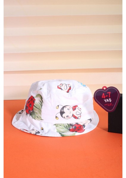 Kırmızı 4-7 Yaş Safari Şapka 24CCKSAFAR04