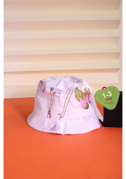 Pembe 1-3 Yaş Safari Şapka 24CCKSAFAR17