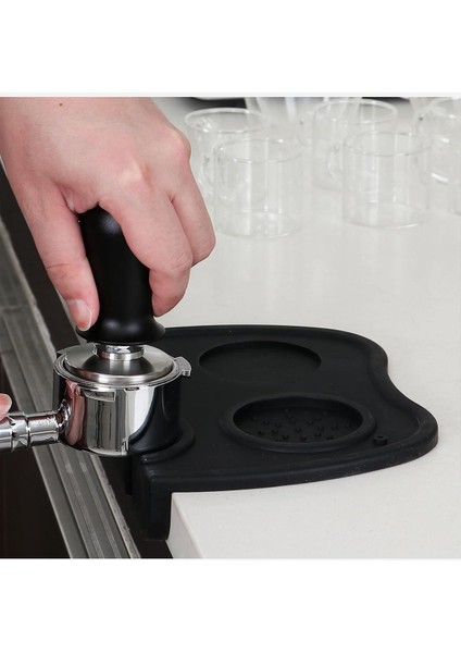 Vodinox Cafe Bar Barista Ekipmanları Kahve Espresso Tamper Temper Tamping Mat Düz Taban Silikon fırsatları