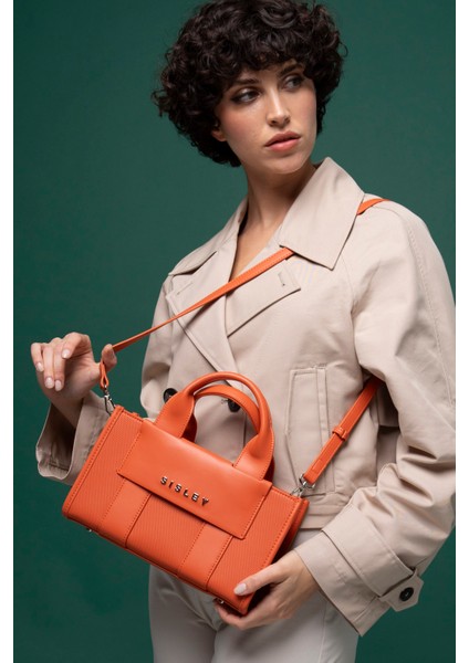 Sısley Kadın El Çantası Turuncu SLY110