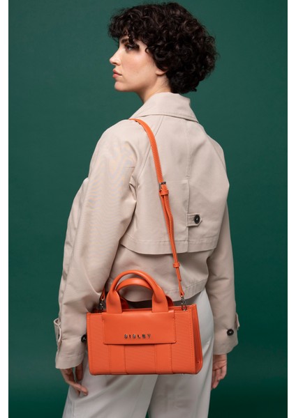 Sısley Kadın El Çantası Turuncu SLY110 modelleri