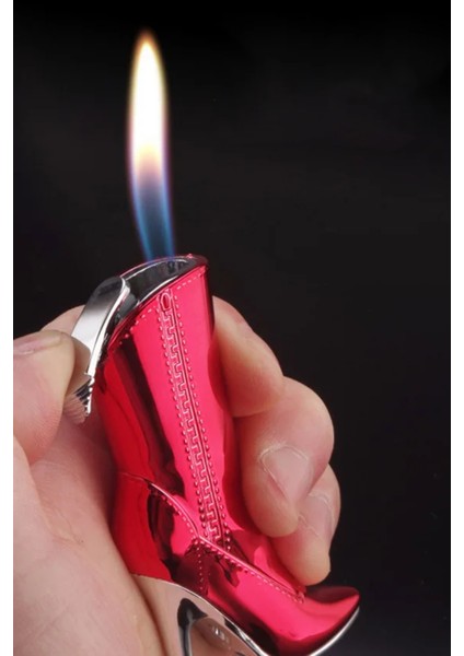 Çizme Görünümlü Gazlı Kırmızı Çakmak Özel Tasarım CAKSM046P fiyatları