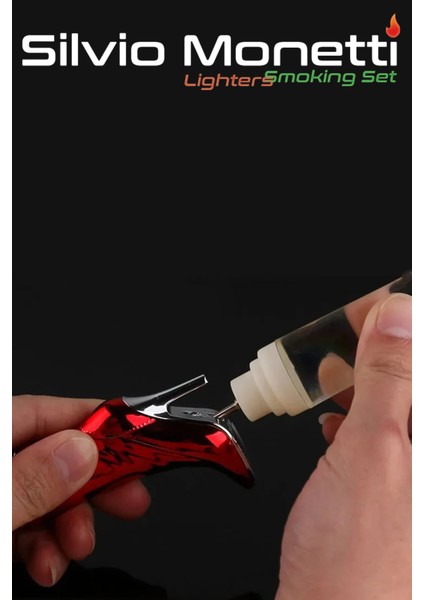 Çizme Görünümlü Gazlı Kırmızı Çakmak Özel Tasarım CAKSM046P indirimleri