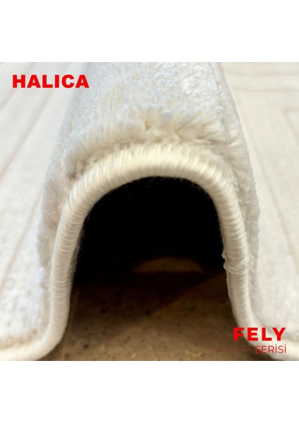 Fely 0597A Krem Modern Salon Halısı modelleri