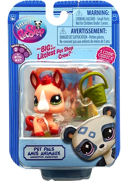 Littlest Pet Shop Tekli Figür 00522 G7#87 Pembe Eşek