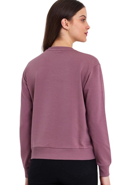 Kadın Penye Likralı Sıfır Yaka Fiha Sweat modelleri