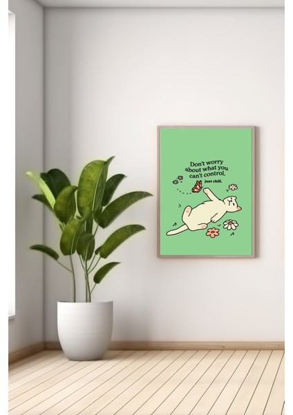 A3 Dont Worry Baskılı Poster