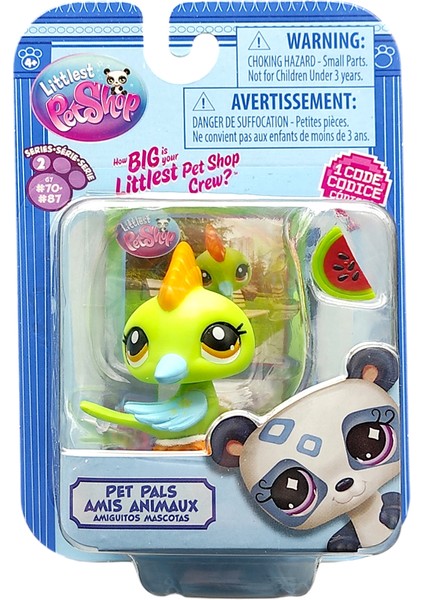 Littlest Pet Shop Tekli Figür 00522 G7#75 Karpuz Kuş