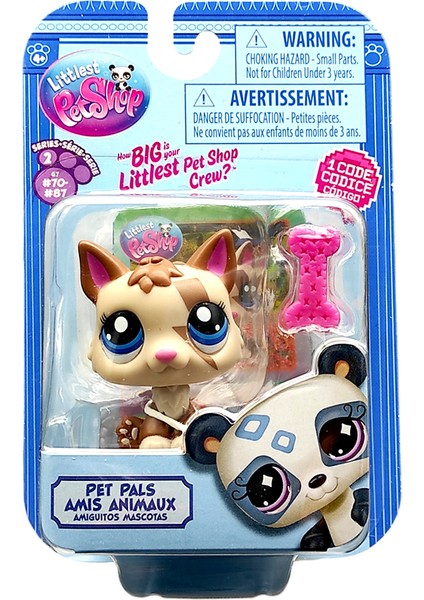 Littlest Pet Shop Tekli Figür 00522 G7#73 Kahverengi Köpek
