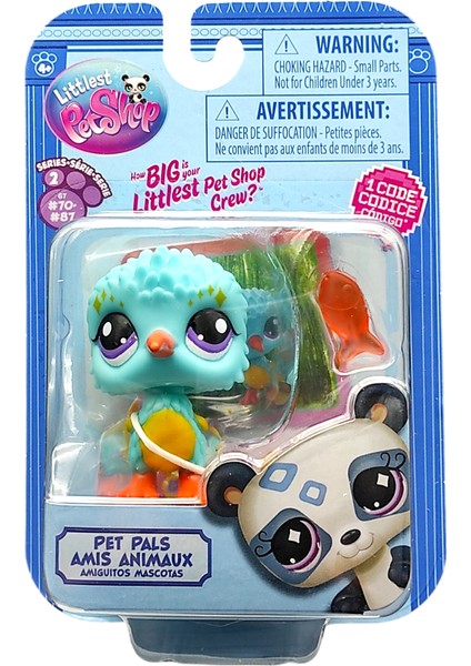 Littlest Pet Shop Tekli Figür 00522 G7#82 Balık Mavi Kuş