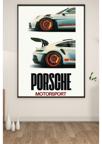 A3 Porsche Baskılı Poster