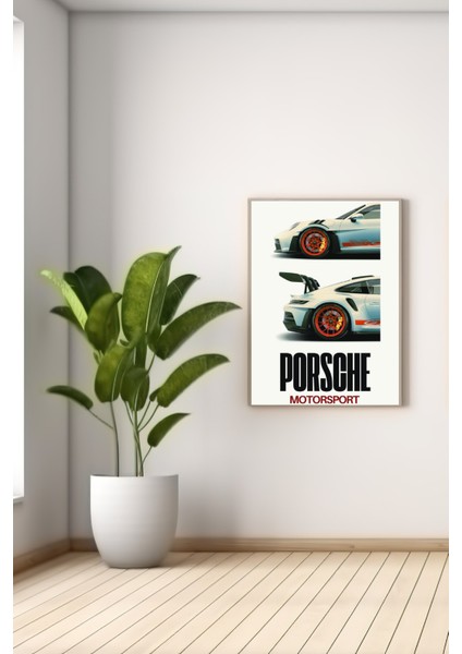 A3 Porsche Baskılı Poster