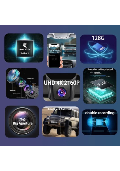 Mercedes Benz Için Dvr- Dash -Wifi- Video Kaydedici