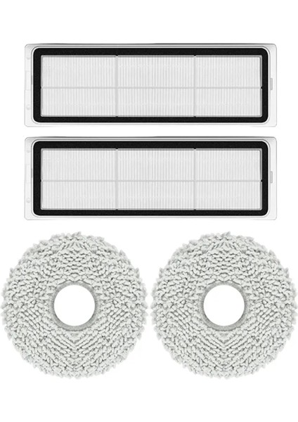 Xiaomi Robot Vacuum S10+ (B105) Robot Süpürge Uyumlu 4'lü Yedek Parça Seti