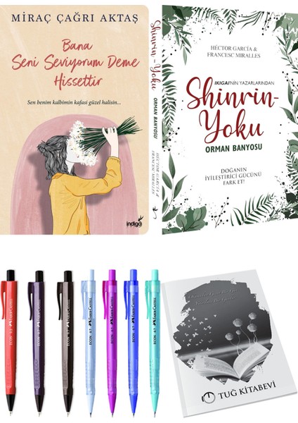 Bana Seni Seviyorum Deme Hissettir Miraç Çağrı Aktaş ve Shinrin Yoku Orman Banyosu 2li Set + Hediyeli