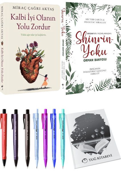 Kalbi İyi Olanın Yolu Zordur Miraç Çağrı Aktaş ve Shinrin Yoku Orman Banyosu 2li Set + Hediyeli