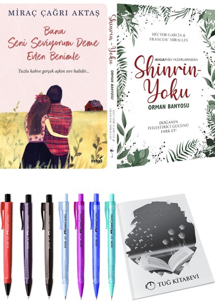 Bana Seni Seviyorum Deme Evlen Benimle Miraç Çağrı Aktaş ve Shinrin Yoku Orman Banyosu 2li Set + Hediyeli