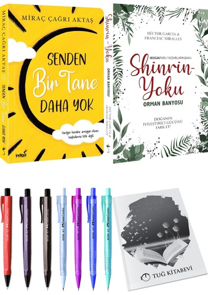 Senden Bir Tane Daha Yok Miraç Çağrı Aktaş ve Shinrin Yoku Orman Banyosu 2li Set + Hediyeli