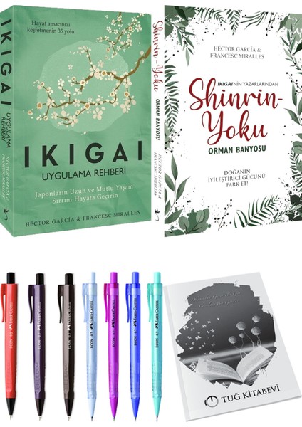 Ikıgaı Uygulama Rehberi ve Shinrin Yoku Orman Banyosu 2li Set + Hediyeli