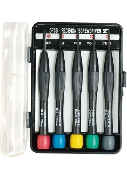 Proskit 8PK-2063 5 Parça Hassas Saatçi Tornavida Seti (20 Mm);proskit