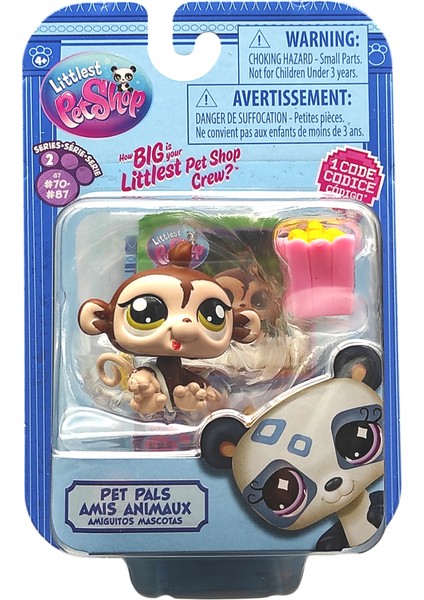 Littlest Pet Shop Tekli Figür 00522 G7#85 Maymun