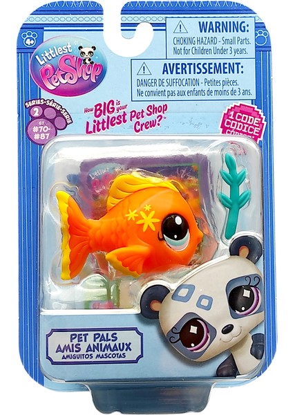 Littlest Pet Shop Tekli Figür 00522 G7#72 Turuncu Balık