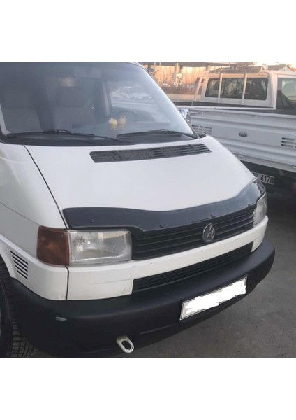 Transporter T4 Uyumlu Kaput Rüzgarlığı 1995-2003 Piano Black