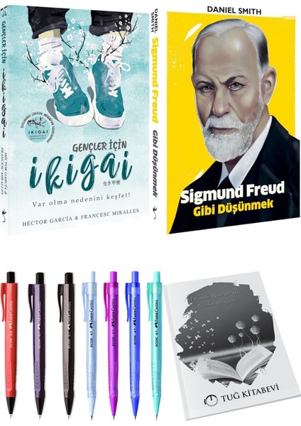 Gençler İçin Ikıgaı ve Sigmund Freud Gibi Düşünmek 2li Set + Hediyeli