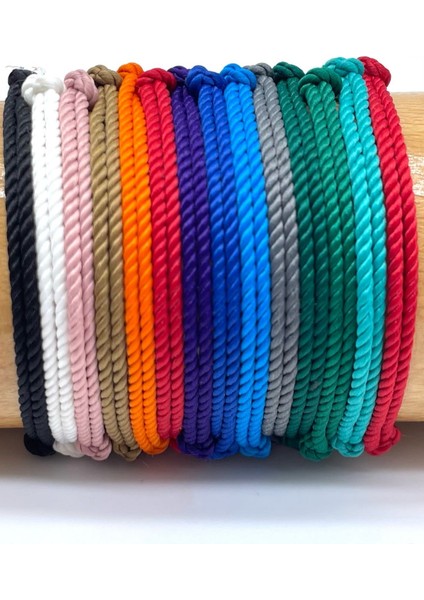 14'lü Minimal Kadın Erkek Burgulu Ip Bileklik Seti modelleri