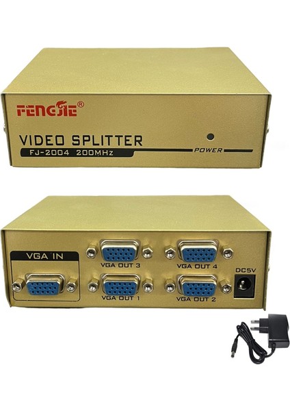 ST-1024 4port 200MHZ VGA Splitter