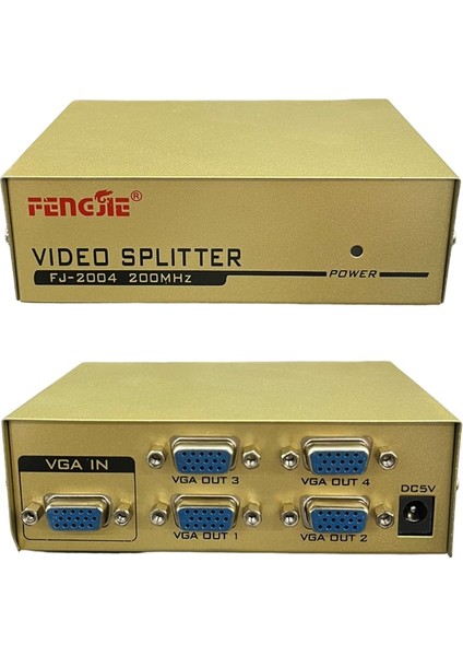 ST-1024 4port 200MHZ VGA Splitter