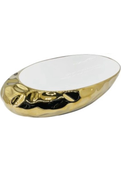 Gold Beyaz Canak Lavabo 52/32 Ölçü Çanak Seramik Lavabo Gold Beyaz