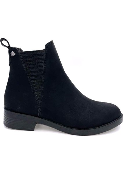 (Oc Shoes) Print Termo Kaymaz Taban Lastikli Günlük Kadın Bot Siyah modelleri