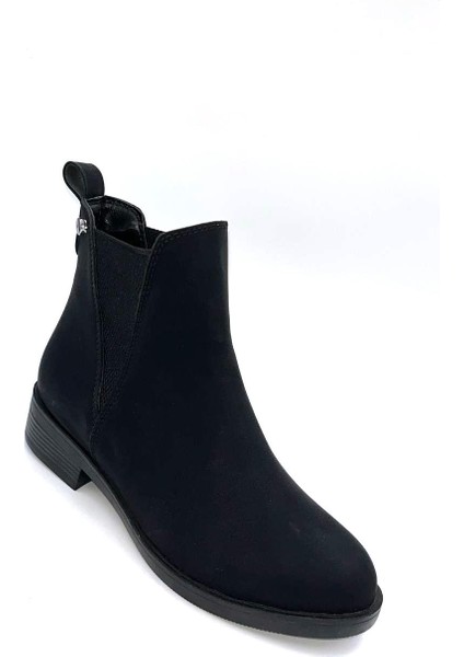 (Oc Shoes) Print Termo Kaymaz Taban Lastikli Günlük Kadın Bot Siyah indirimleri