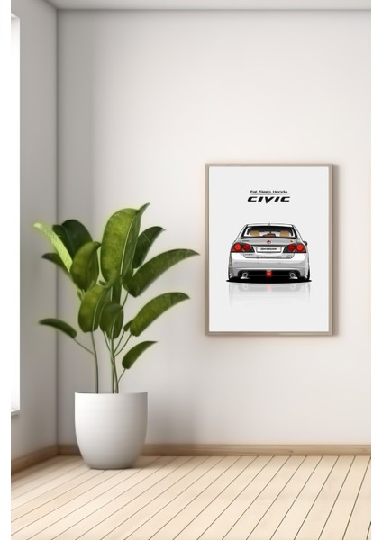 A3 Honda Cıvıc 2 Baskılı Poster fiyatları