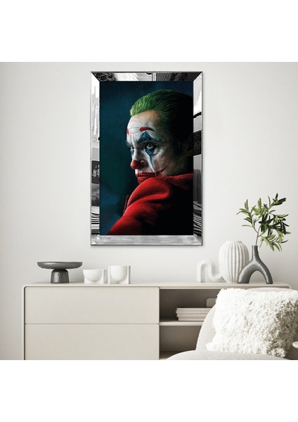 Gümüş Aynalı Pleksi Çerçeveli Joker Tablosu