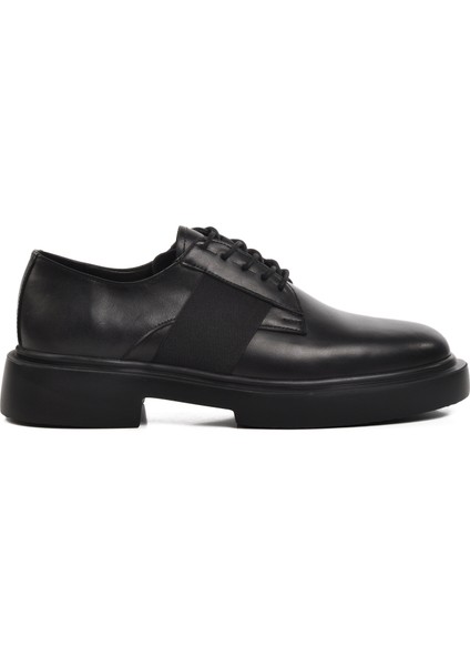 Premium 1240 Siyah Deri Erkek Klasik Ayakkabı