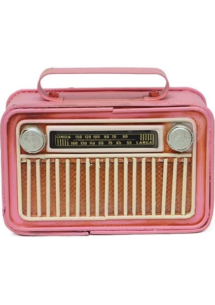 Dekoratif Metal Radyo
