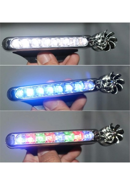 Rgb Rüzgar Enerjisi Ile Çalışan Oto LED Çakar Lamba ( 2 Li Set ) fiyatları