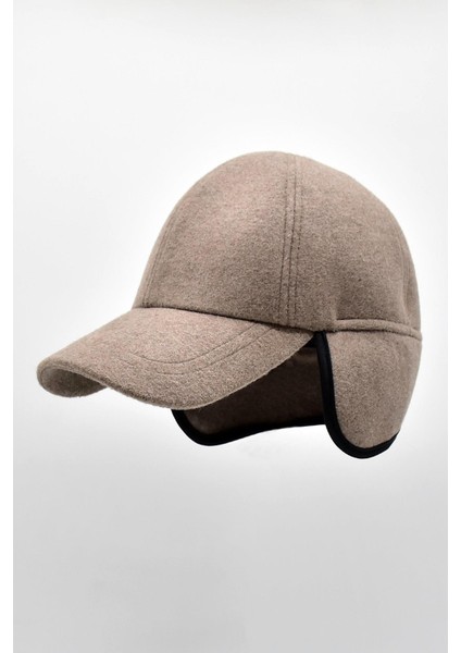 Erkek Polar Kulaklı Kep Şapka-Bej fiyatları
