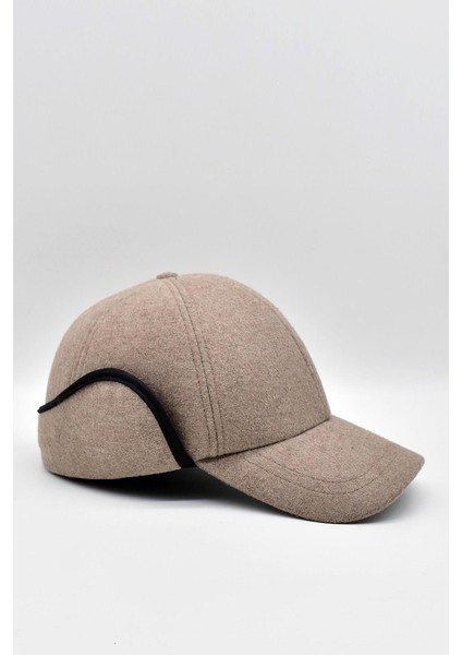 Erkek Polar Kulaklı Kep Şapka-Bej modelleri