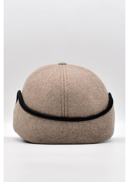Erkek Polar Kulaklı Kep Şapka-Bej indirimleri