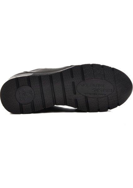 2313042K Siyah Deri Kadın Günlük Ayakkabı indirimleri