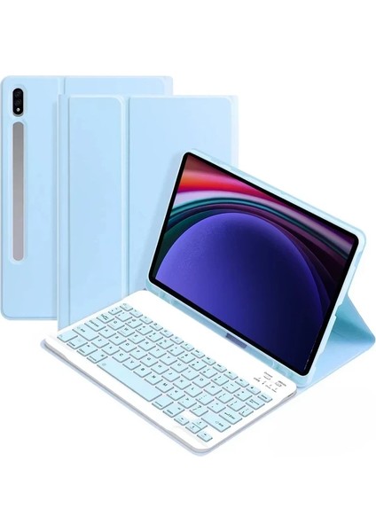 Samsung Tab S10 Ultra SM-X920 14.6 Inç Uyumlu Bluetooth Türkçe Q Klavyeli Kılıfı (Tablet Değildir)