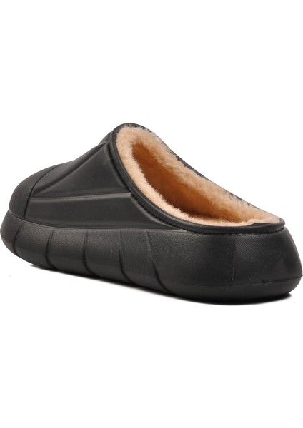 712 Siyah Içi Kürklü Kadın Ev Terlik fırsatları