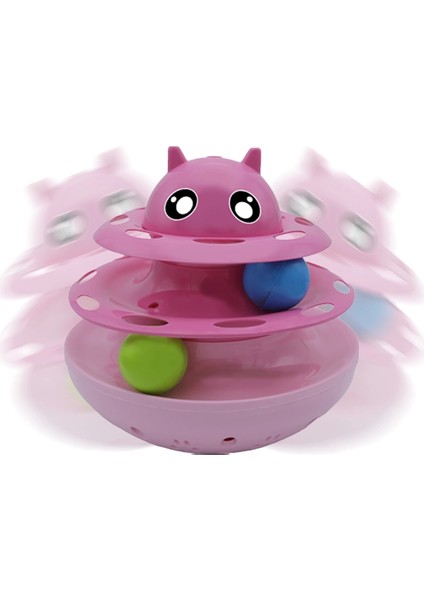 Shaking Circular Turntable Cat And Dog Toy